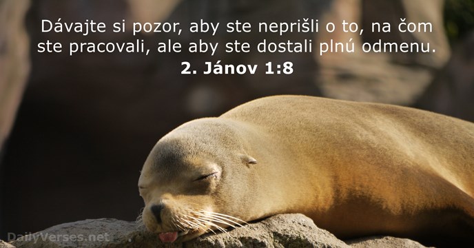 2. Jánov 1:8