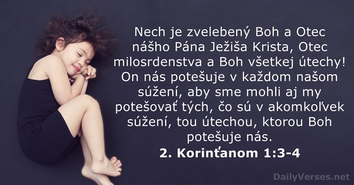 2. Korinťanom 1:3-4