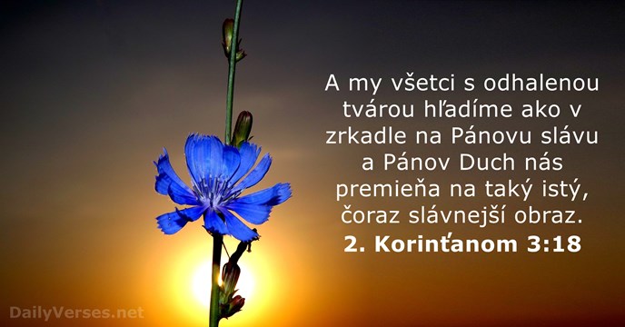 2. Korinťanom 3:18