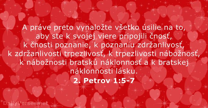 2. Petrov 1:5-7
