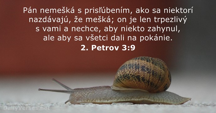 2. Petrov 3:9