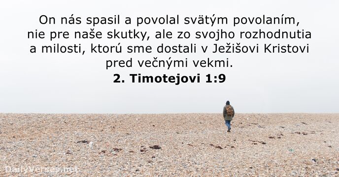 2. Timotejovi 1:9