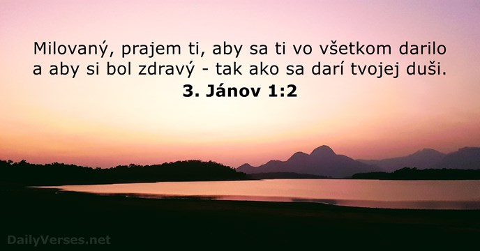 3. Jánov 1:2