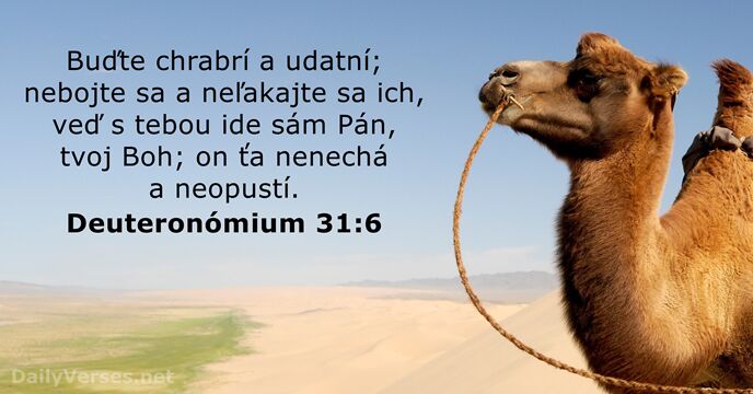 Deuteronómium 31:6