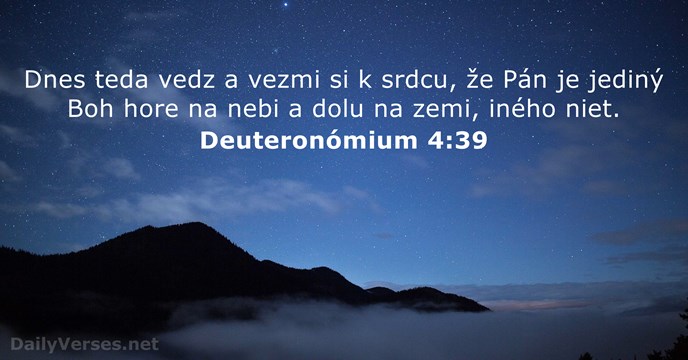 Deuteronómium 4:39
