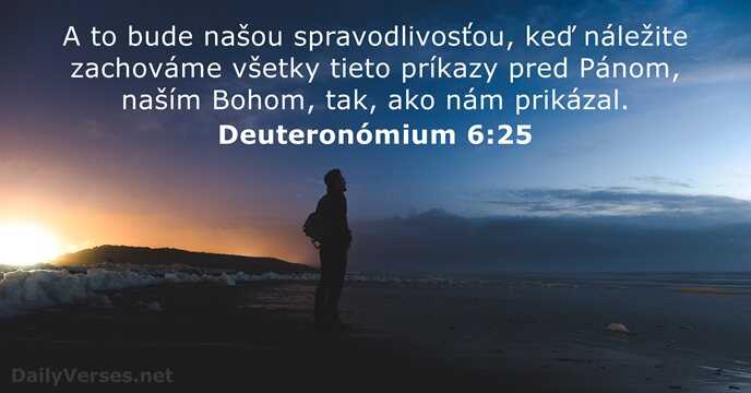 Deuteronómium 6:25