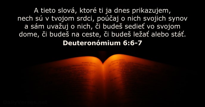 Deuteronómium 6:6-7