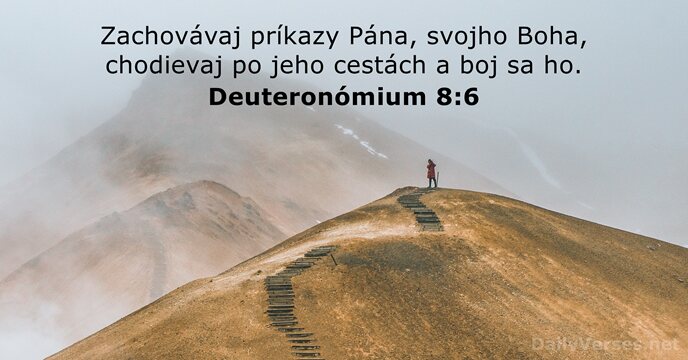 Deuteronómium 8:6