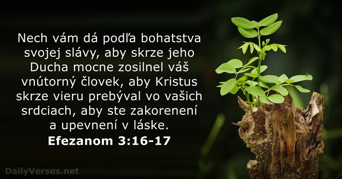 Efezanom 3:16-17