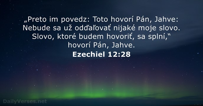 Ezechiel 12:28