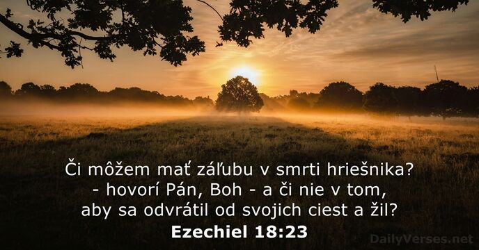 Ezechiel 18:23