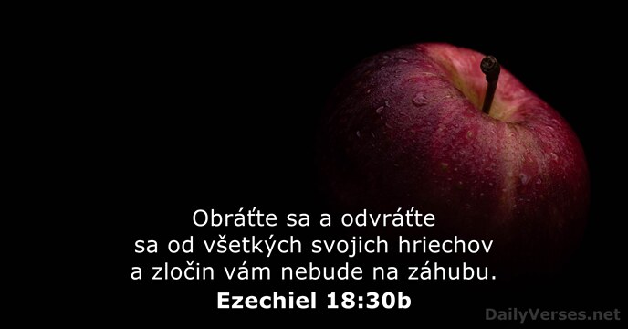 Ezechiel 18:30b