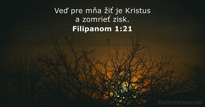 Filipanom 1:21