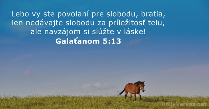 Galaťanom 5:13