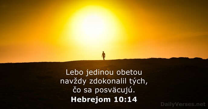 Hebrejom 10:14