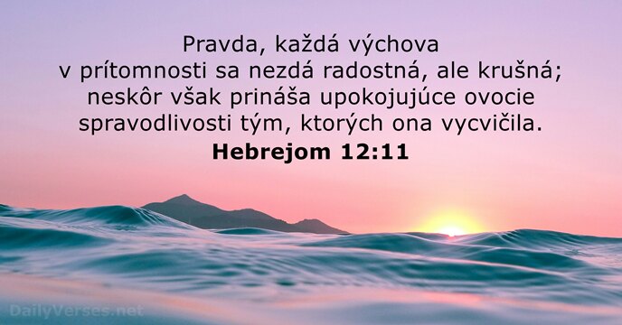 Hebrejom 12:11