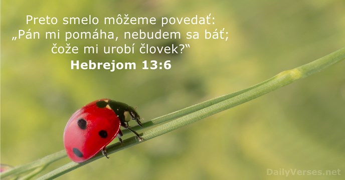 Hebrejom 13:6