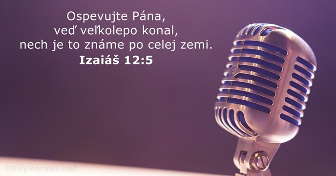 Izaiáš 12:5