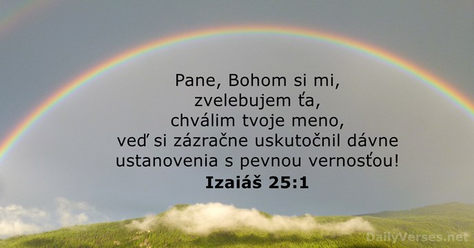 Izaiáš 25:1