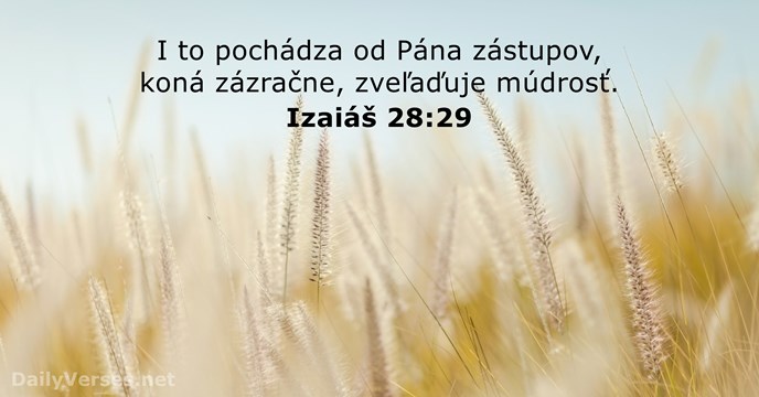 Izaiáš 28:29