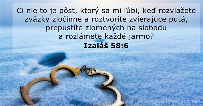 Izaiáš 58:6