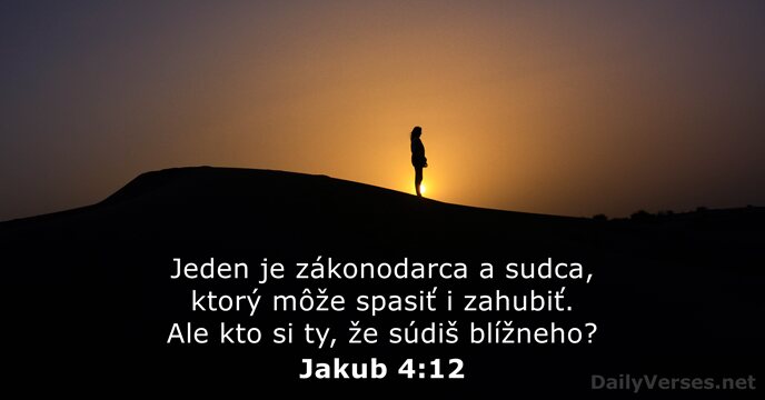 Jakub 4:12