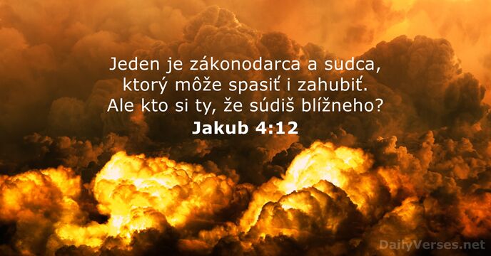 Jakub 4:12
