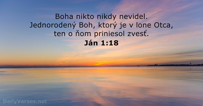 Ján 1:18