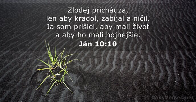 Ján 10:10