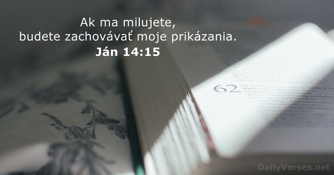 Ján 14:15