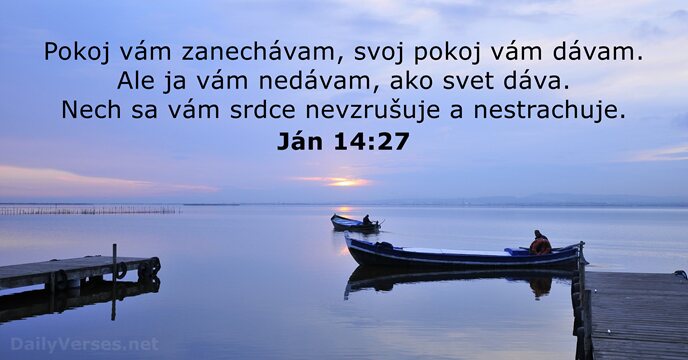Ján 14:27