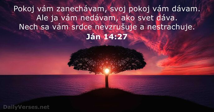 Ján 14:27
