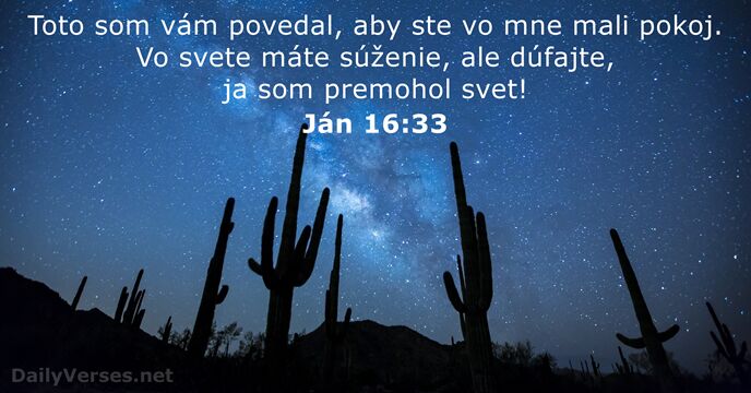 Ján 16:33