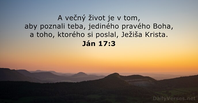 Ján 17:3