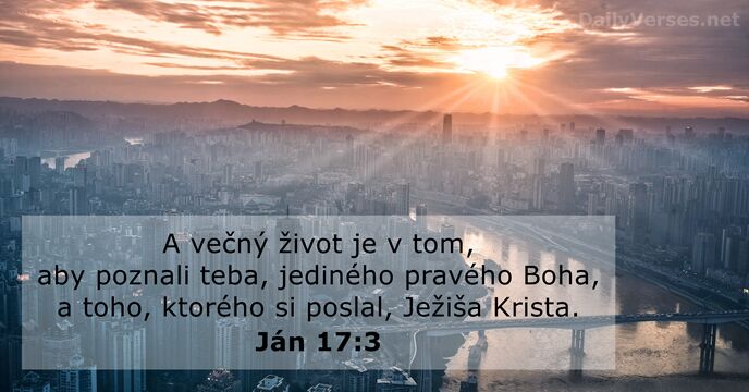 Ján 17:3