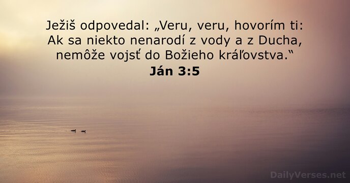 Ján 3:5