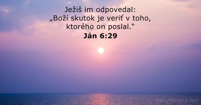 Ján 6:29