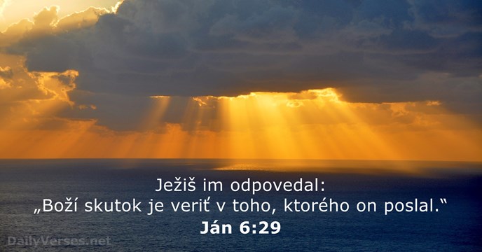 Ján 6:29