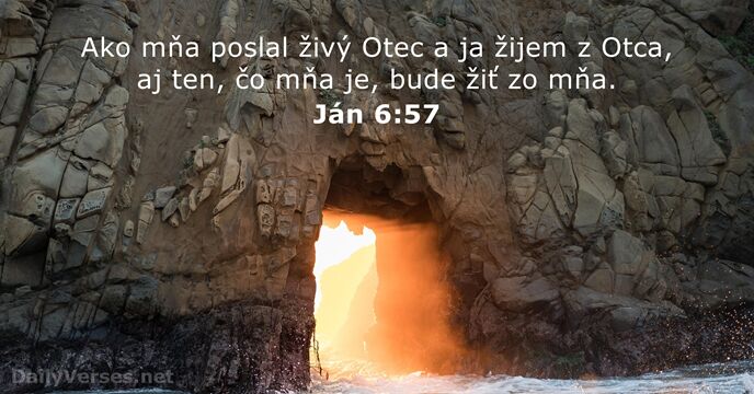 Ján 6:57