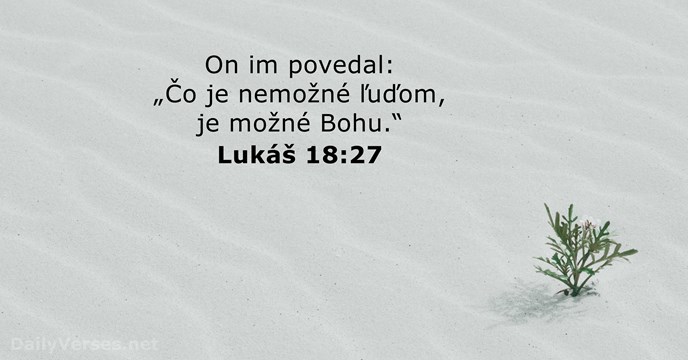 Lukáš 18:27