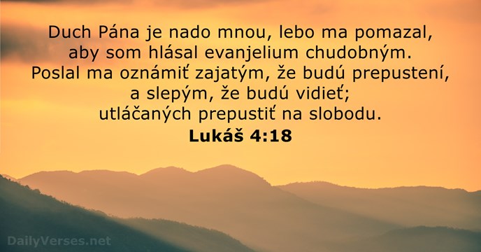 Lukáš 4:18