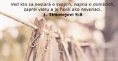 1. Timotejovi 5:8
