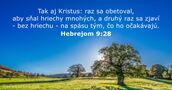 Hebrejom 9:28