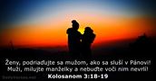 Kolosanom 3:18-19