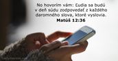Matúš 12:36
