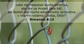 Rimanom 8:15