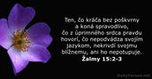 Žalmy 15:2-3