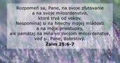 Žalmy 25:6-7