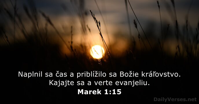 Marek 1:15