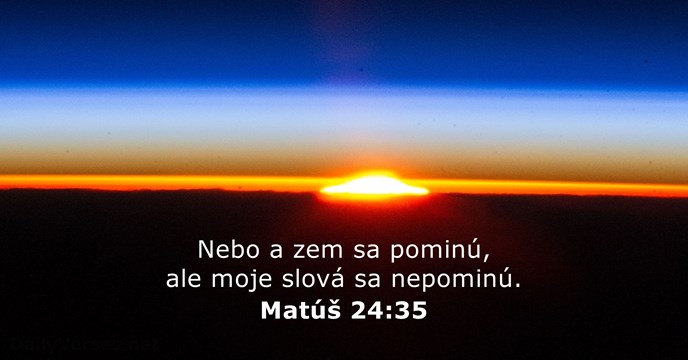 Matúš 24:35